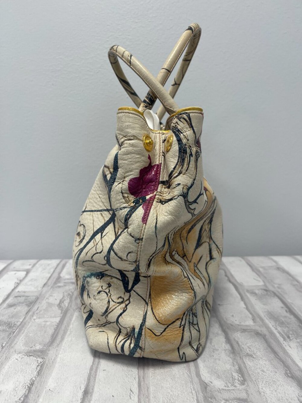 Prada x James Jean Cervo Lux Fairy Tote - RARE & UNIQUE - Preowned - Picture 9 of 16